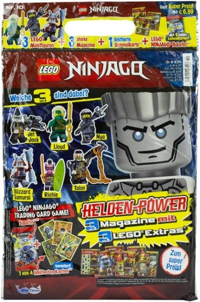 XL-Blindbag Lego Ninjago Helden-Power  (3x Magazines + 3x Lego Extras) Pack 3